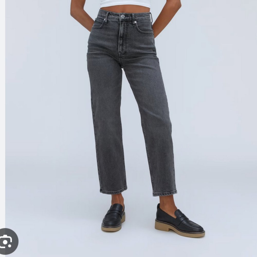 Everlane Way High Jean - black size 30